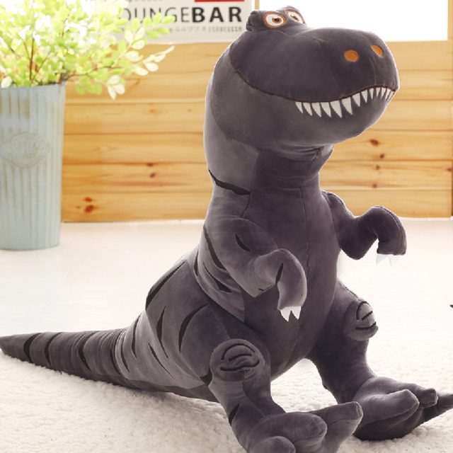 Gray T-Rex Dinosaur Plush - 30cm