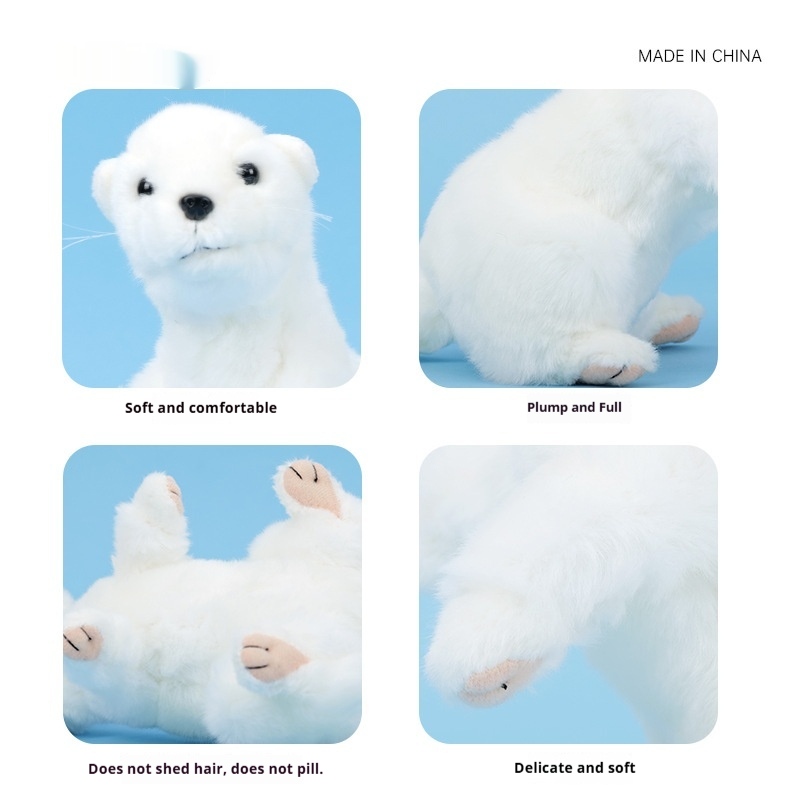 Realistic Snow Stoat Ermine Plush โ photo 5