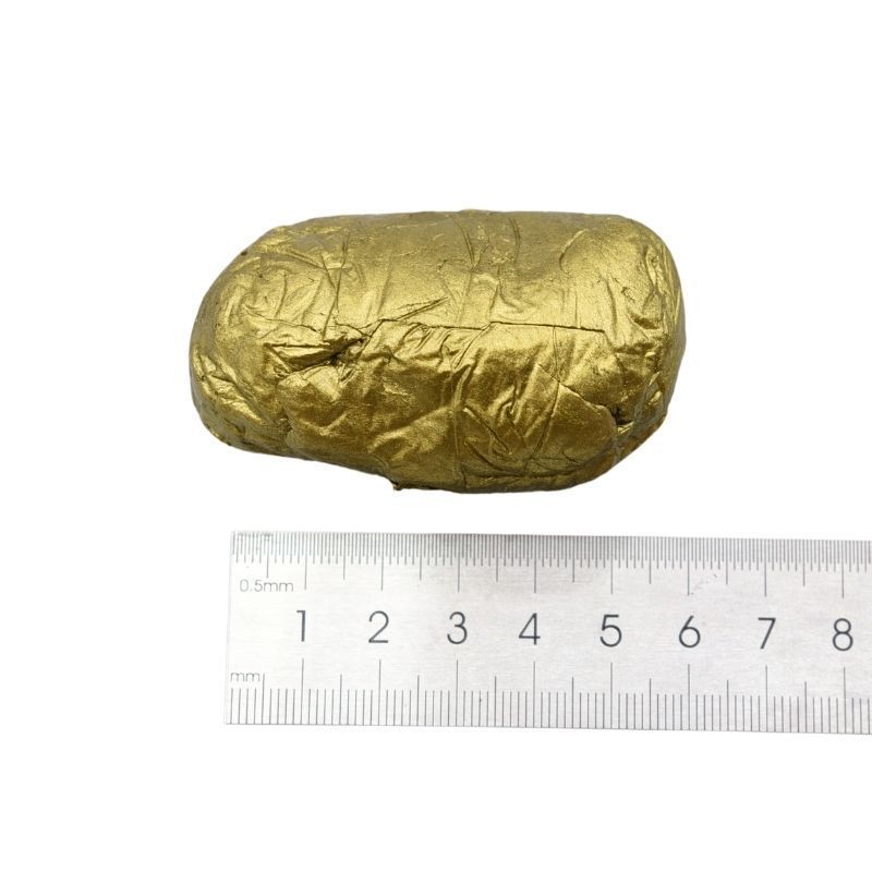 Gold Metallic Moldable Craft Clay, Soft โ photo 6
