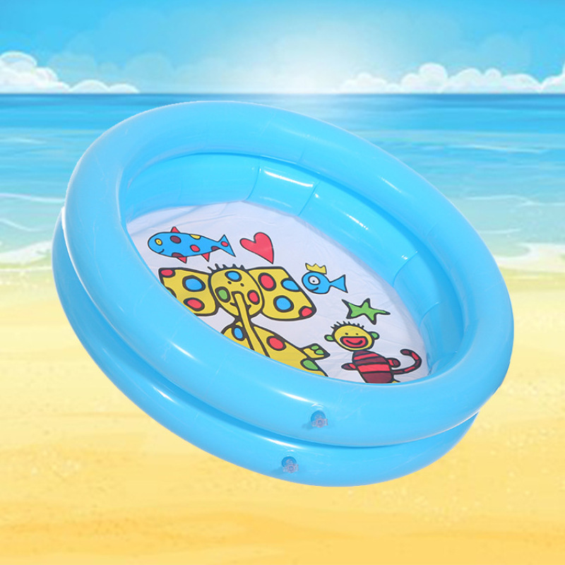 Small Kids Inflatable Paddling Pool, Blue