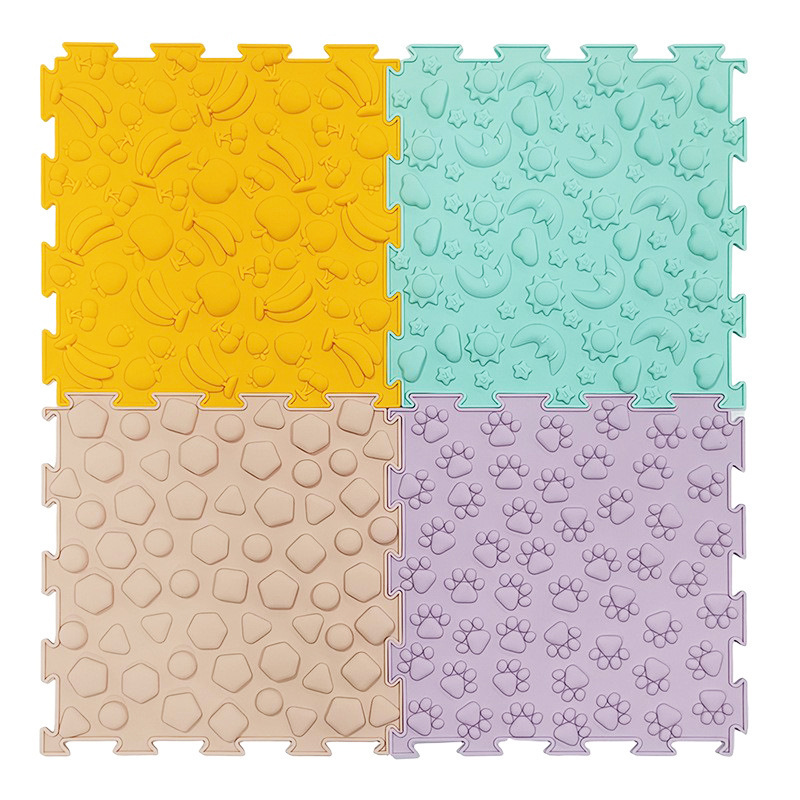 Textured Sensory Floor Tiles Set, Interlocking โ photo 4