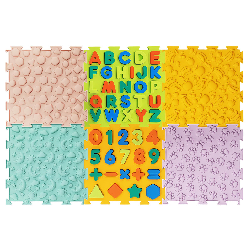 Textured Sensory Floor Tiles Set, Interlocking โ photo 5