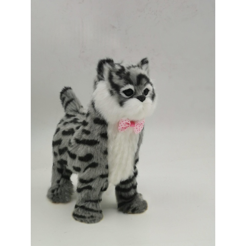 Electronic Walking Tabby Cat Plush โ photo 2