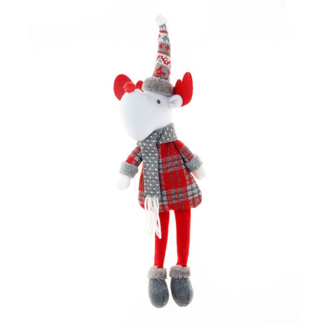 Dangly-Legs Santa Gnome Plush Ornament โ photo 3