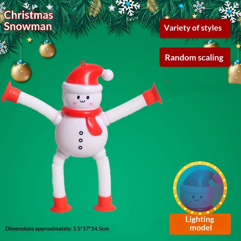 Santa Light-Up Pop Tube Fidget — photo 2