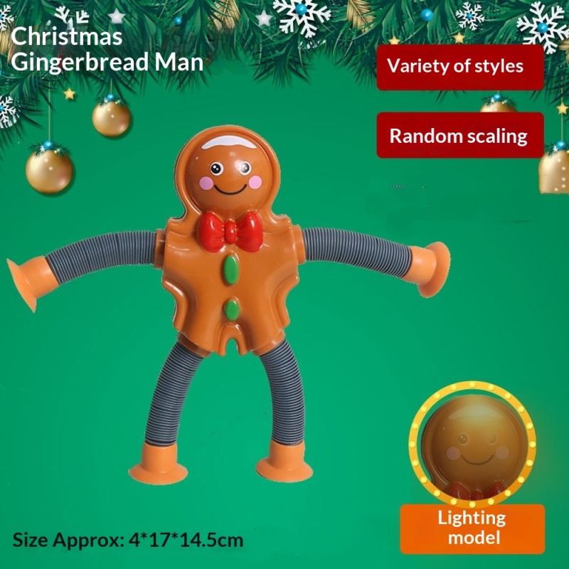 Santa Light-Up Pop Tube Fidget — photo 4