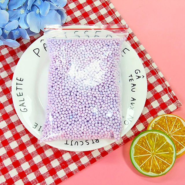 Pastel Rainbow Foam Beads for Slime โ photo 4