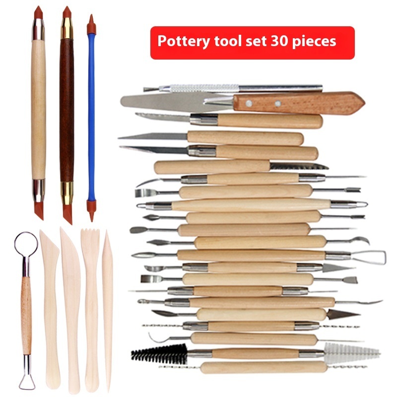 Pottery & Clay Sculpting Tool Set, 56 Pieces — photo 2