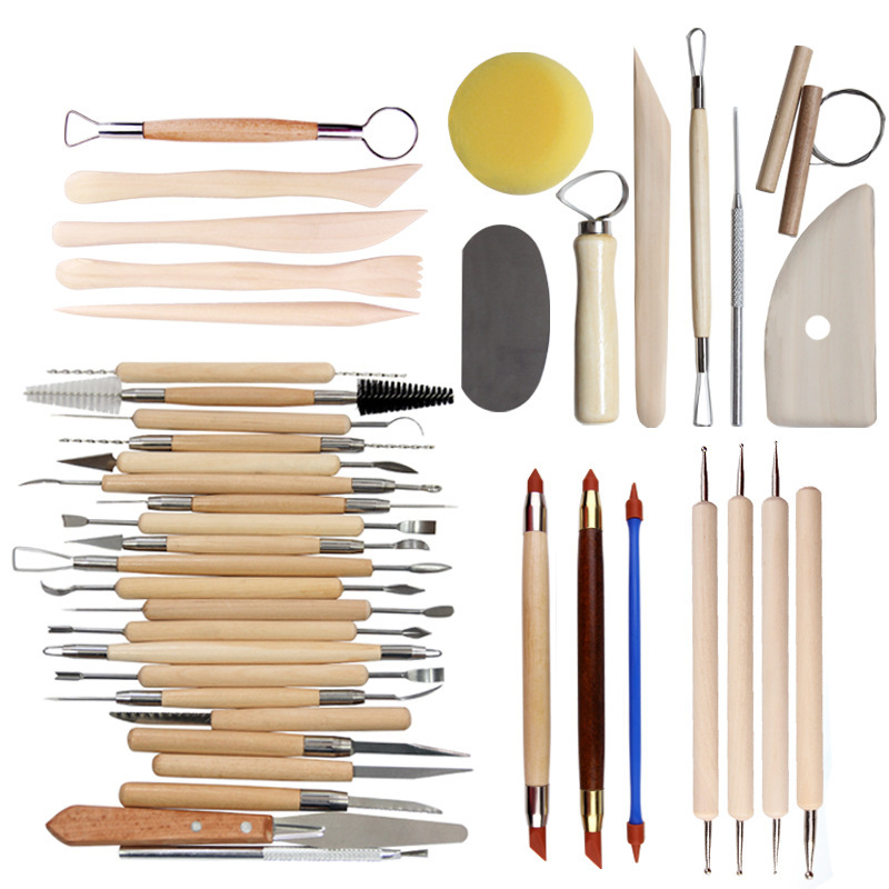 Pottery & Clay Sculpting Tool Set, 56 Pieces — photo 3