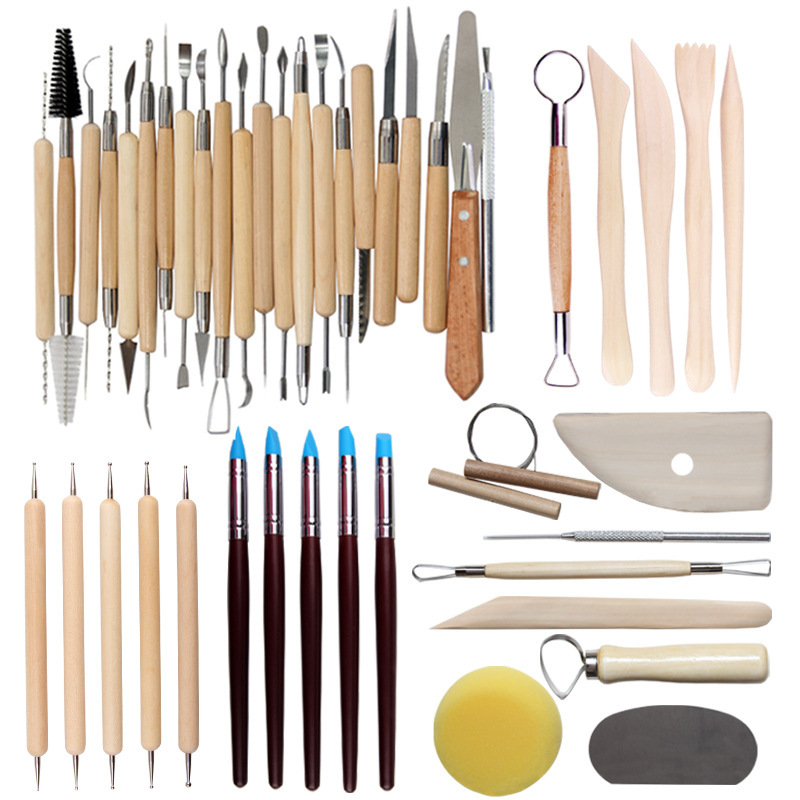 Pottery & Clay Sculpting Tool Set, 56 Pieces — photo 4
