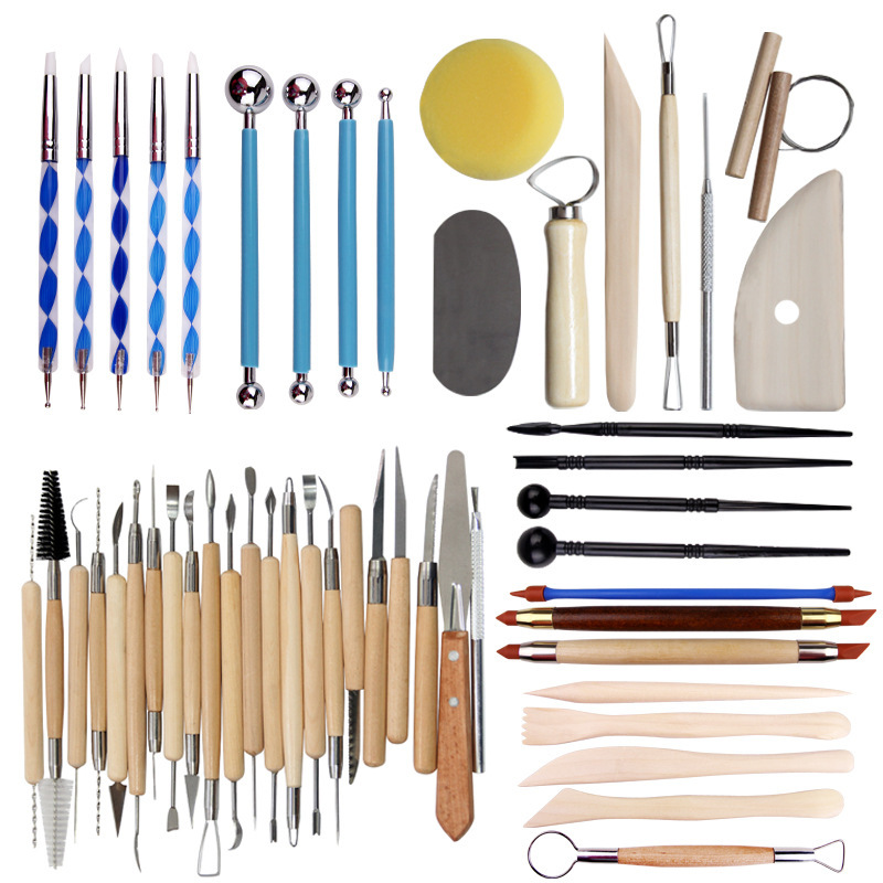 Pottery & Clay Sculpting Tool Set, 56 Pieces — photo 5