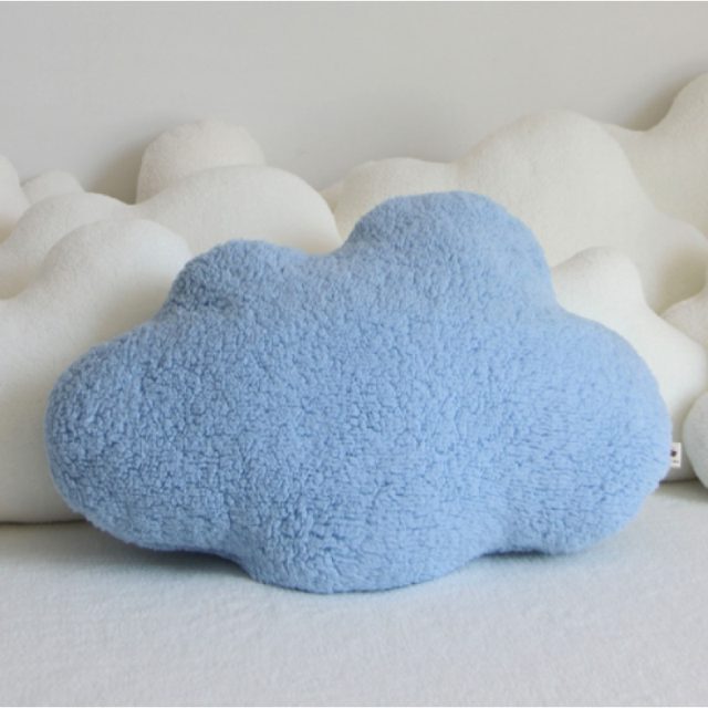 Sky Blue Cloud Cushion Plush