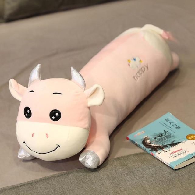 Long Bolster Cow Body Pillow Plush โ photo 6