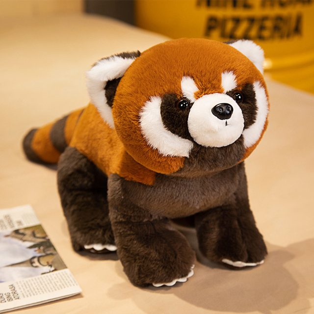 Realistic Red Panda Plush