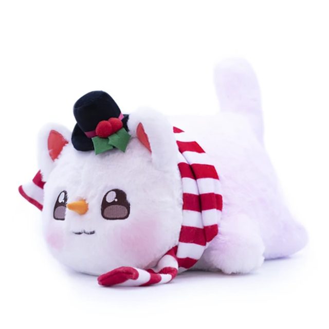 Snowman Loaf Cat Plush 25cm