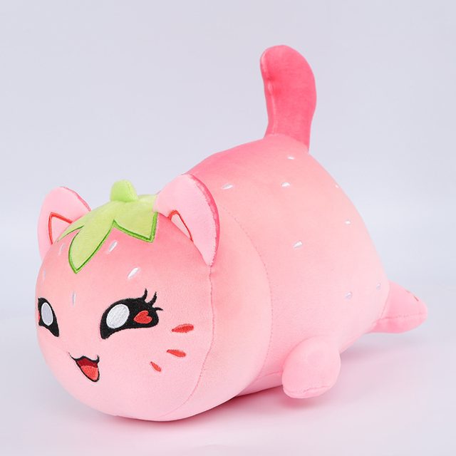 Strawberry Loaf Cat Plush 25cm