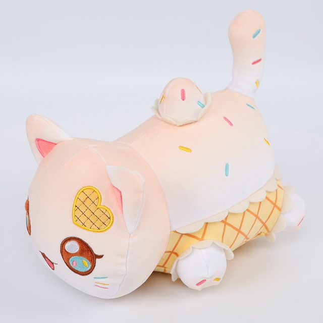 Ice Cream Sundae Loaf Cat Plush 25cm