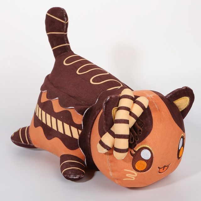 Chocolate Drizzle Loaf Cat Plush 25cm