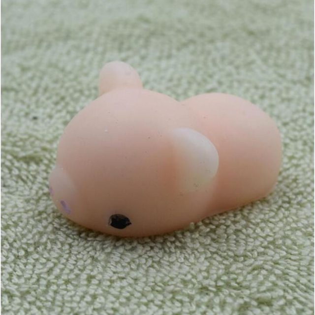 Peach Blush Bear Mochi Squishy