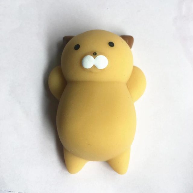 Caramel Kitty Mochi Squishy