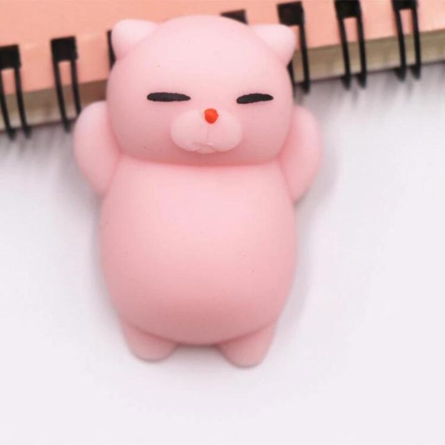 Bubblegum Pink Kitty Mochi Squishy