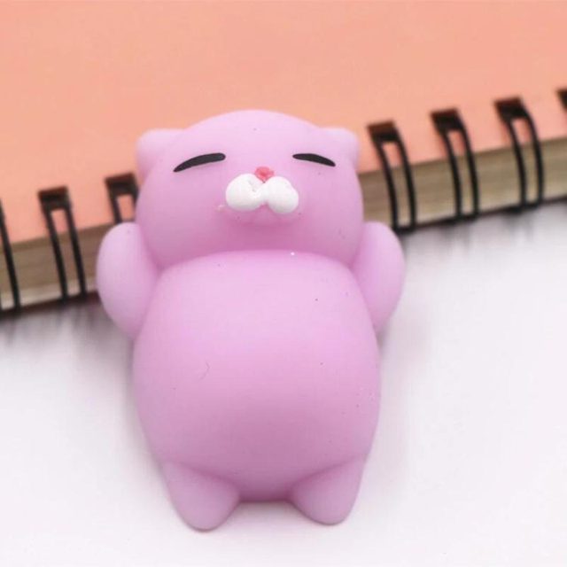 Pink Cat Mochi Squishy