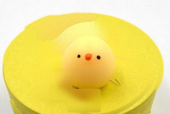 Round Yellow Chick Mochi Squishy