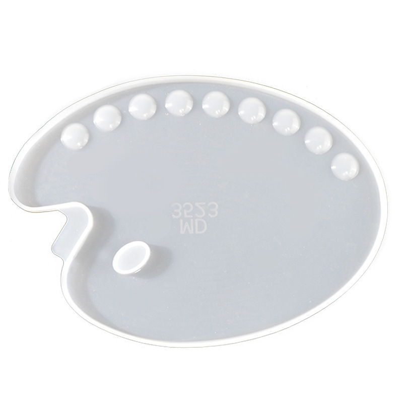 Artist Paint Palette Silicone Resin Mold