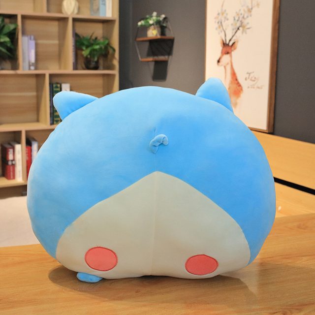 Blue Cat-Butt Loaf Pillow Plush
