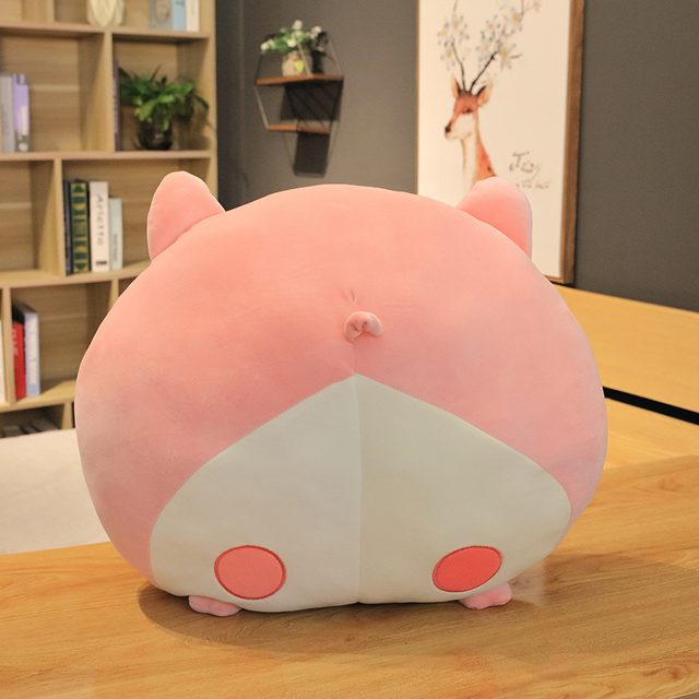Corgi Butt Cushion Pillow Plush (Pink)