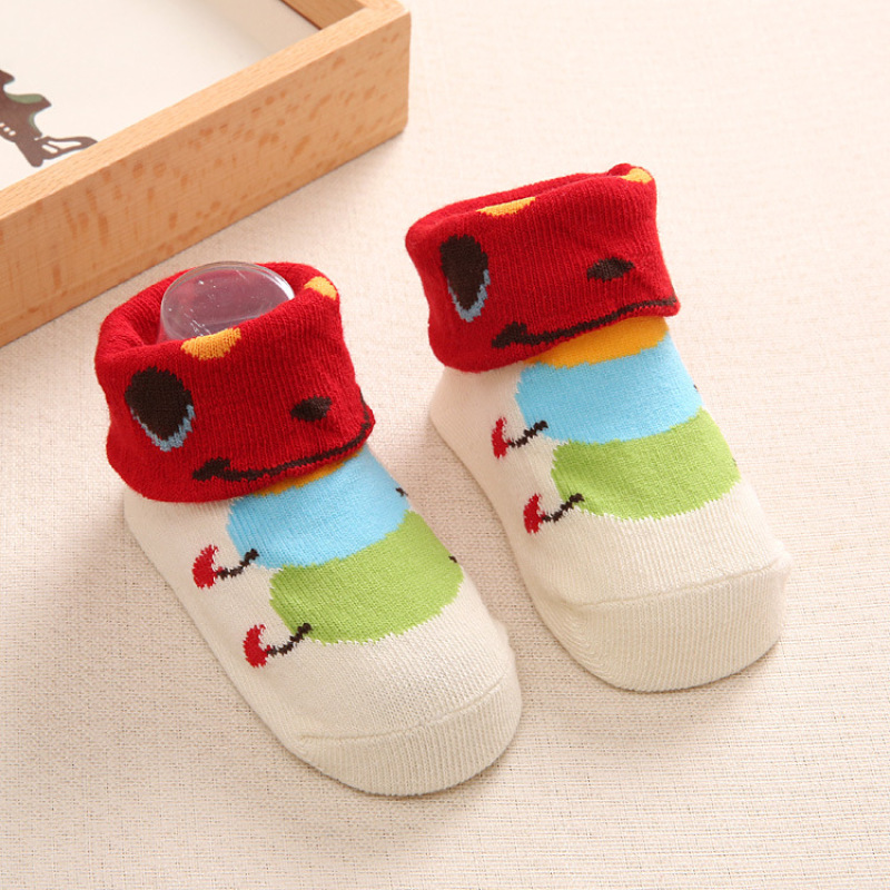 Pink Heart-Print Non-Slip Baby Socks โ photo 6