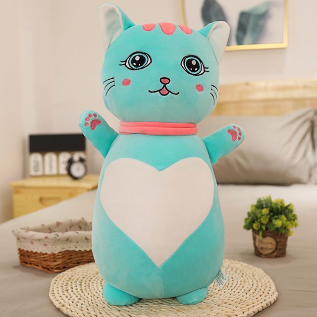 Long Heart-Belly Cat Plushie โ photo 5