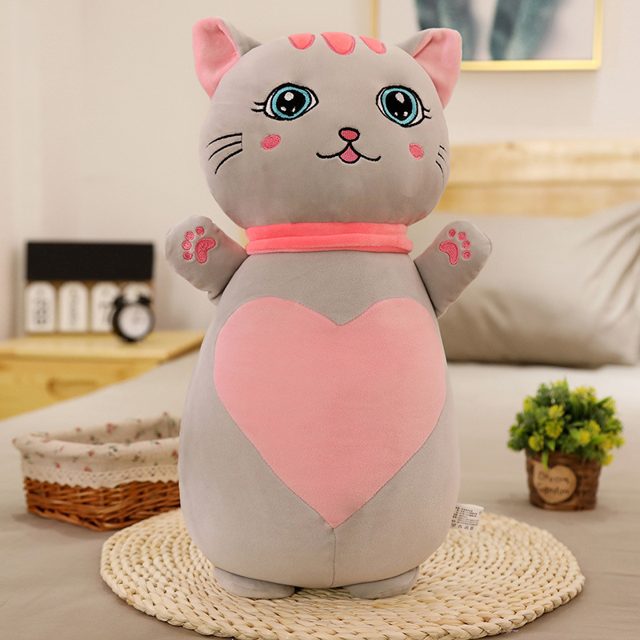 Long Heart-Belly Cat Plushie โ photo 6