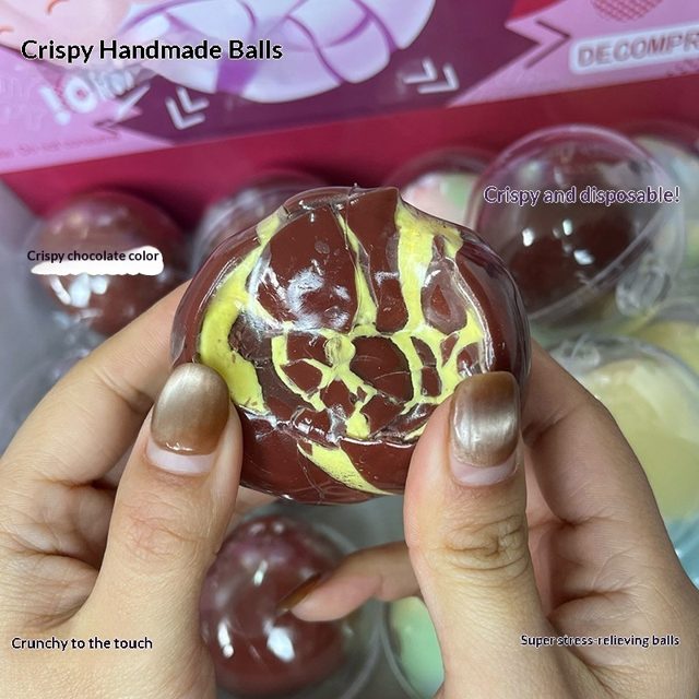Crunchy Wax-Skin Squish Ball
