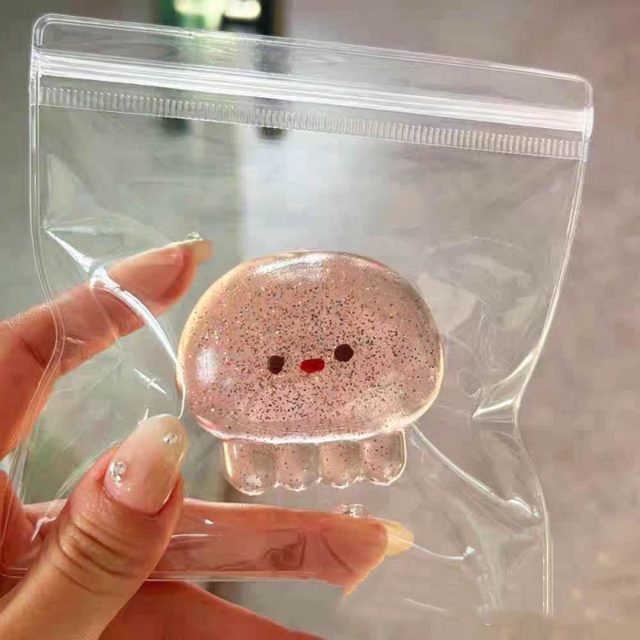 Glitter Jellyfish Squish Ball
