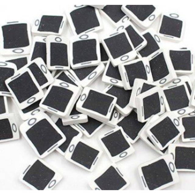 Tiny TV Screen Clay Slices
