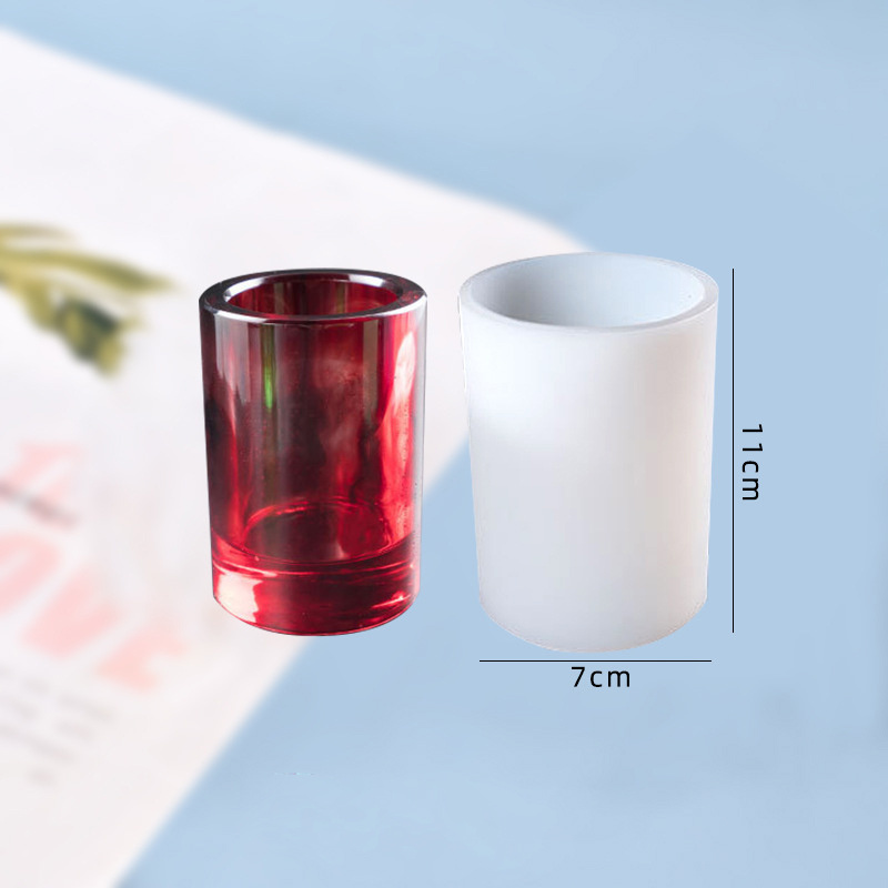 Hexagon Pen Holder Silicone Resin Mold — photo 3
