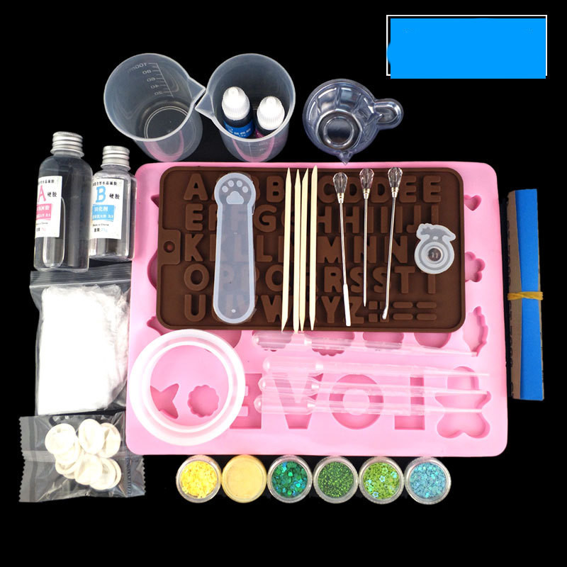 Crystal Resin Starter Kit with Molds, Colors & Tools โ photo 3