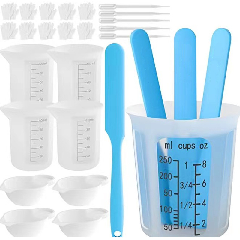 Resin Mixing Kit: Silicone Cups, Sticks & Pipettes โ photo 2