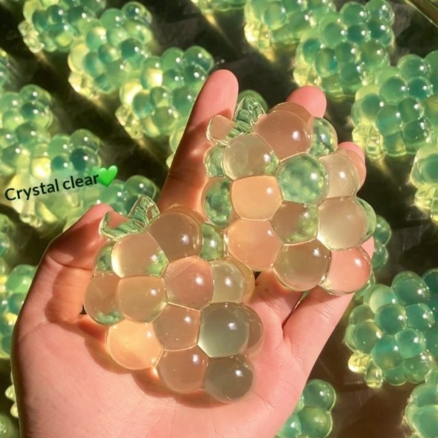 Crystal Grape Cluster Squish Ball
