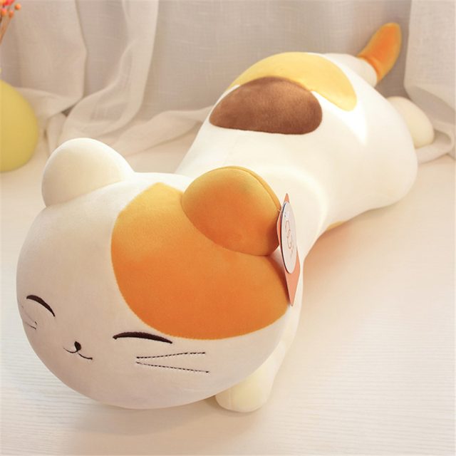 Sleepy Calico Cat Long Body Pillow โ photo 2