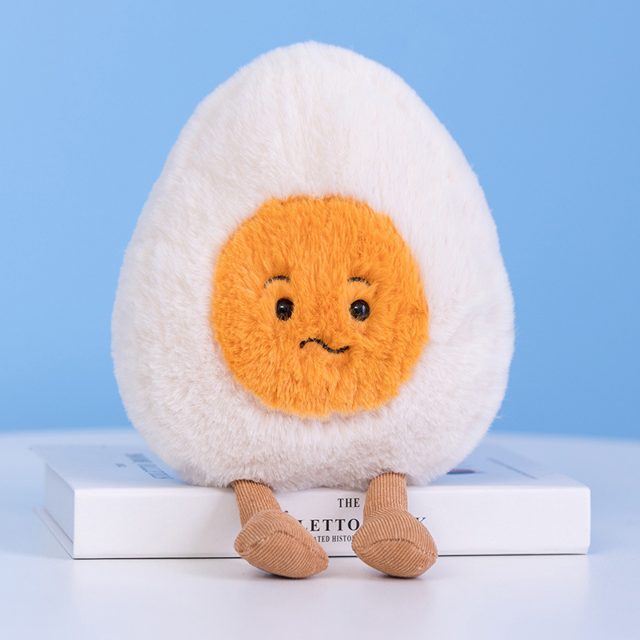 Confused Boiled Egg Plush