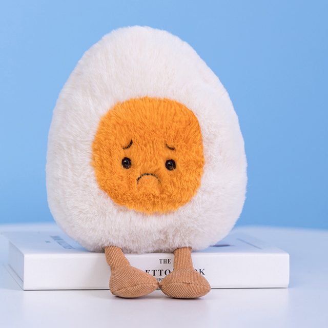Sad Lil' Boiled Egg Plush