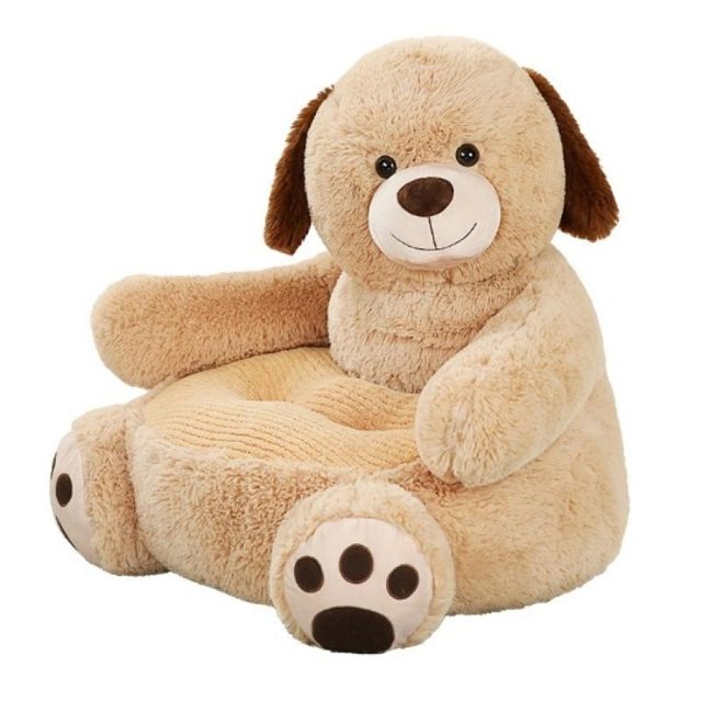 Floppy-Ear Puppy Kids' Plush Sofa Chair