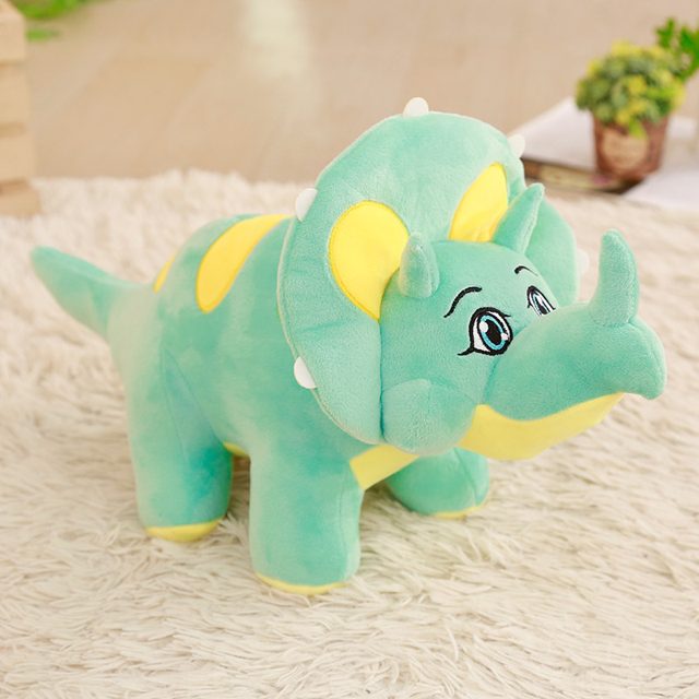 Cartoon Triceratops Dinosaur Plush