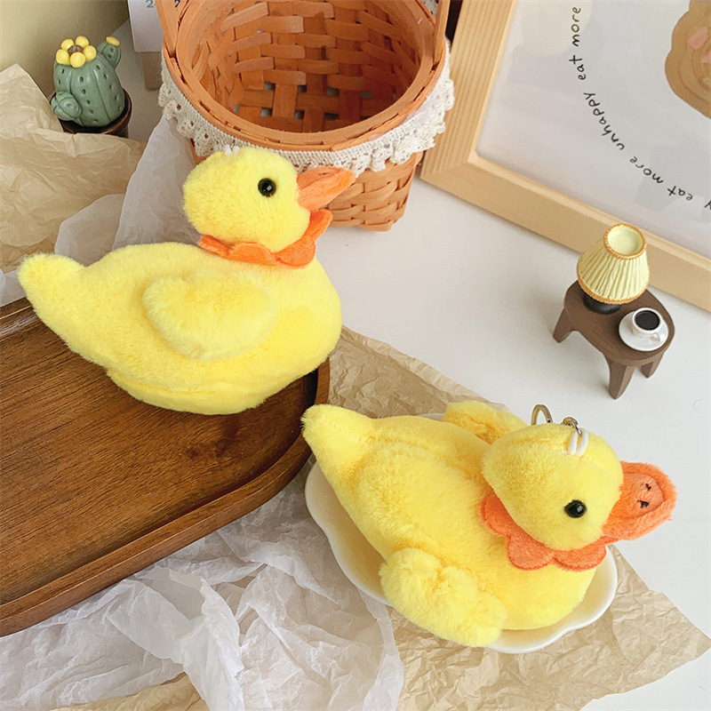 Cute Yellow Duck Keychain Charm โ photo 2