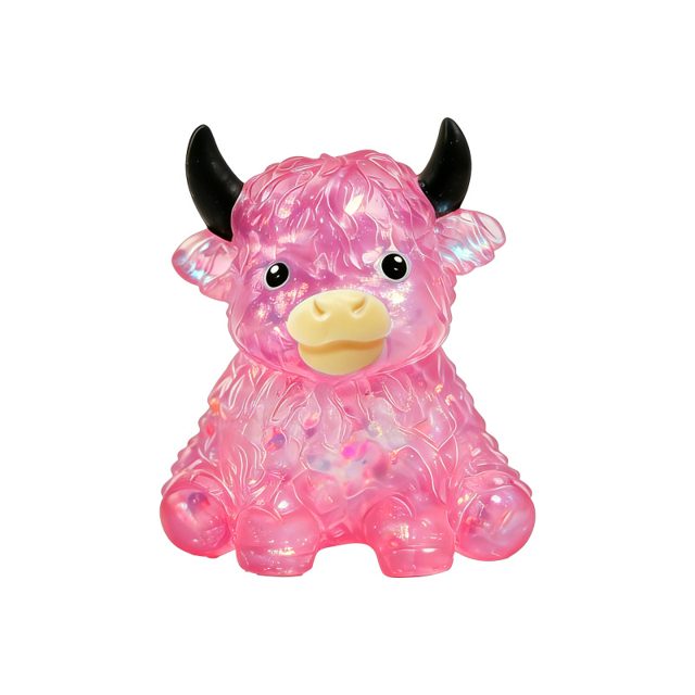 Glitter Highland Cow Squishy โ photo 4