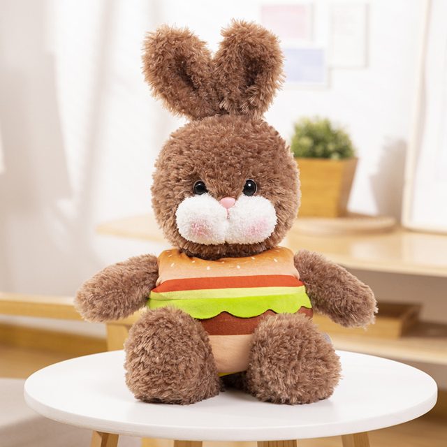 Patty the Burger-Belly Brown Bunny