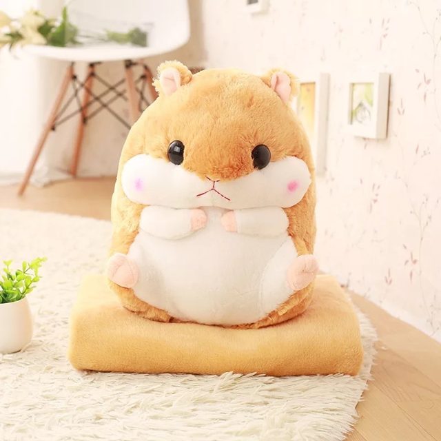 Cuddly Hamster Plush With Blanket โ photo 4