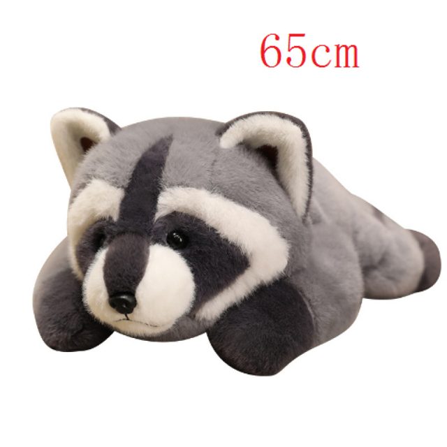 Giant Sleepy Lying Raccoon Plush (65cm)